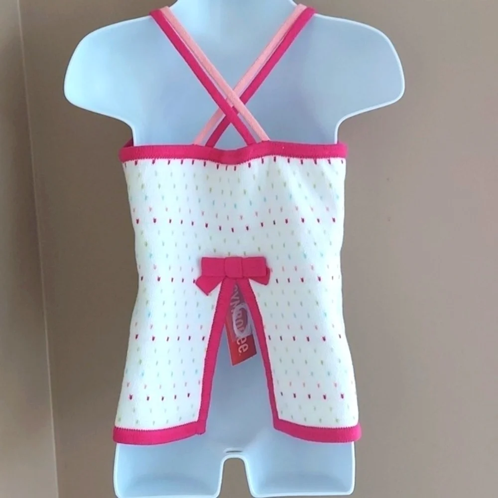 Gymboree knit strappy tank top with open slit back - 18-24 months